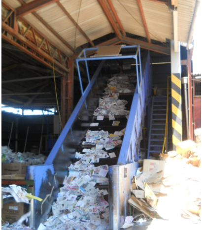 川口環境機械株式会社の圧縮梱包機