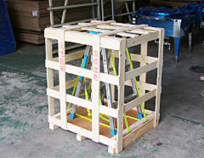 ハリマ梱包株式会社の輸出用木箱