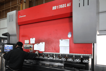 株式会社SARTECのベンダー曲げ加工