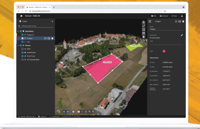Pix4D株式会社の3Dモデリング