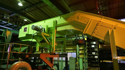 株式会社メタルチップのチップコンベア