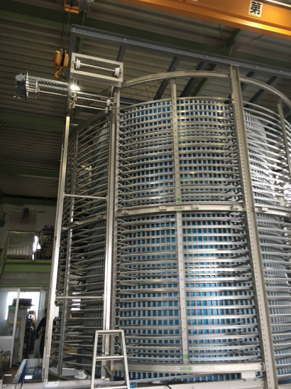 株式会社高岡冷機のスパイラルフリーザ