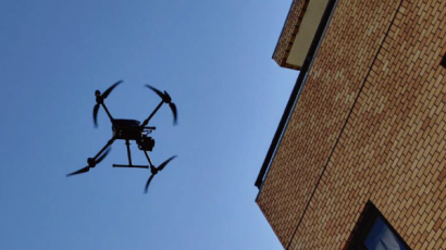 I's Droneのドローン外壁調査