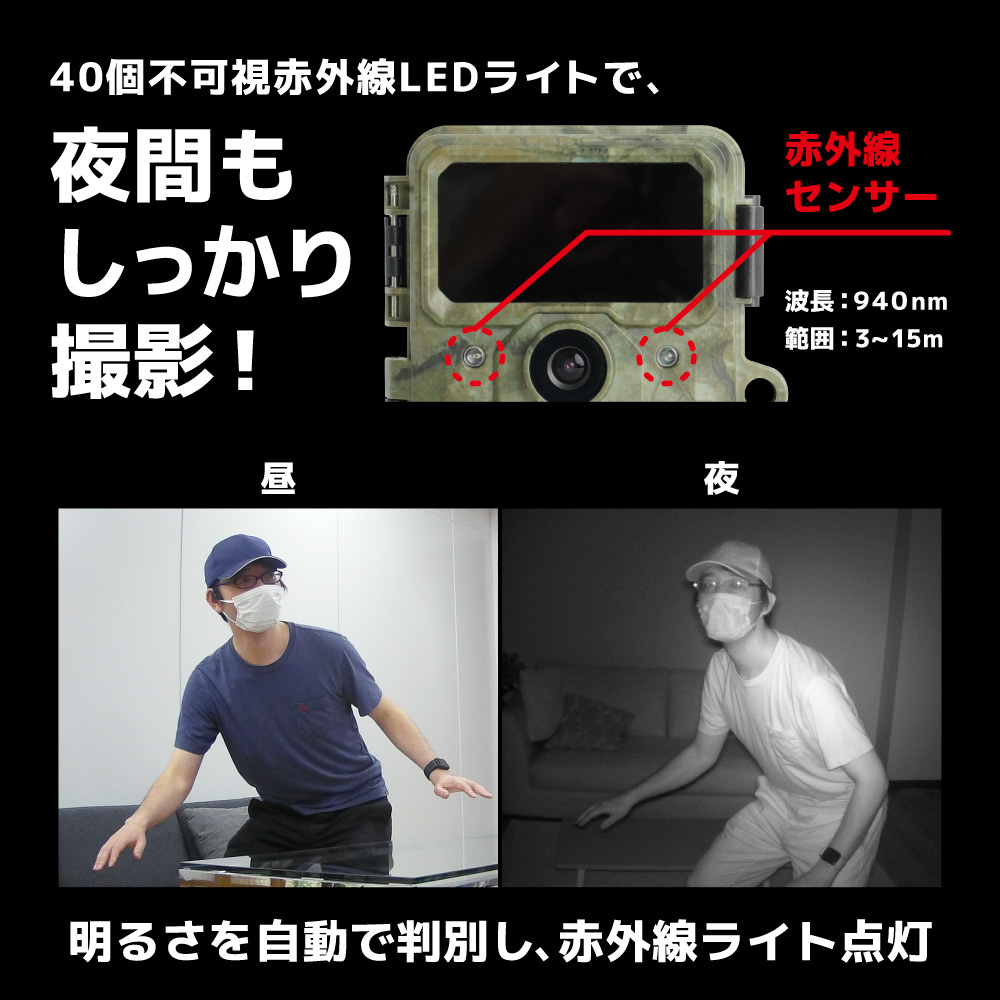 置くだけ簡単「トレイル防犯カメラ」 | サンコー株式会社