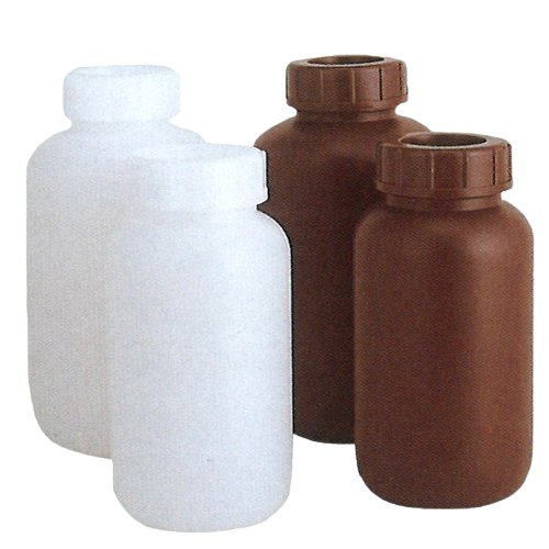 【30㏄～20Lまで対応】規格ボトル 広口 ナチュラル/茶色-1L 広口 ナチュラル
