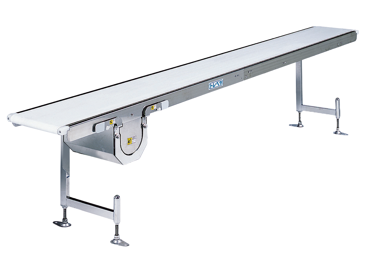 Food conveyor series that transports food safety and security Curved conveyance format Easy belt attachment/detachment Curved belt conveyor wide type FFBC3 wide-Maruyasu Machine Co., Ltd.