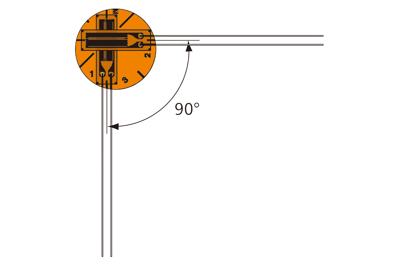 KFGS-10-120-D16-Universeller Folien-Dehnmessstreifen KFGS