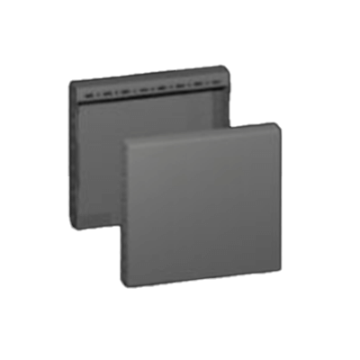 Base for side part VX base system (made of steel plate)-Part Number-VX 8660.041
