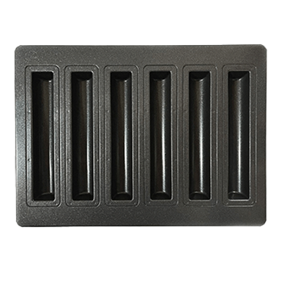 Metallic black Teflon series baking sheet for confectionery M size-Part Number-MB Teflon treated raft top plate 6P