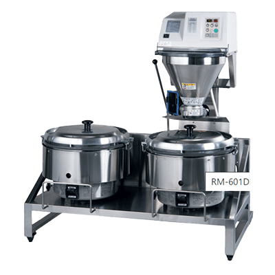 業務用自動洗米機 スライド機構で作業性を向上させた洗米機 RM-601DF2-ライステクノプロダクト株式会社