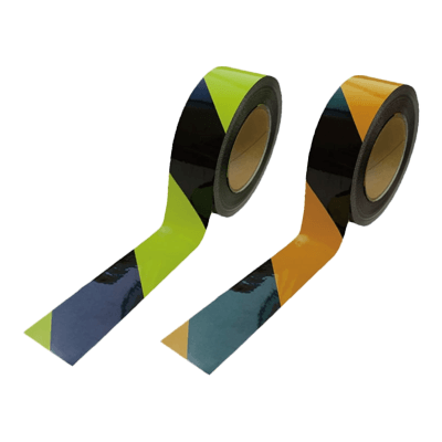 プライマー不要で直貼りOK NRCコンクリート用反射トラテープ 幅45mm×長さ1Mから 全2色-法和株式会社