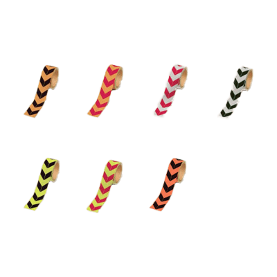 NRC 反射シェブロンテープ 幅50mm×長さ10M巻き 全7パターン 矢印付き反射テープ-法和株式会社