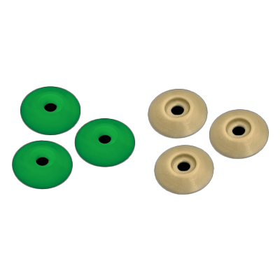 工場などの目印に最適 光を吸収して暗闇で光る プラ蓄光鋲 Φ48mm-法和株式会社