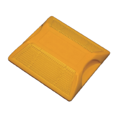 道路 縁石鋲 ライトニング 本体黄色 反射色パターン×5種類 HCB-115Y-法和株式会社