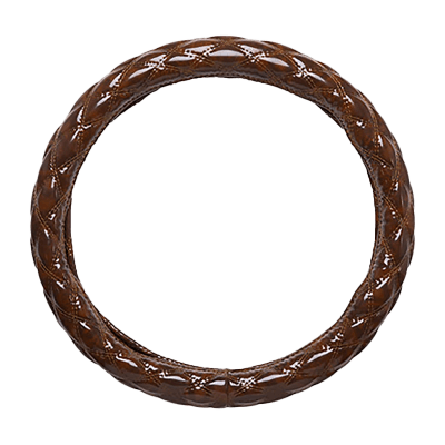 Driving Accessories Extra Thick Steering Wheel Cover Brown Wood Grain/Brown S GHWS-Perman Corporation Co., Ltd.