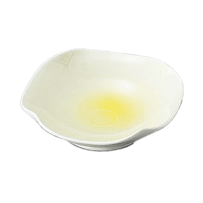 和食器 松花堂 小鉢 黄磁四方押-金正陶器株式会社