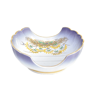 Japanese tableware sashimi bowl Azumino two-way cut sashimi bowl-Kinsho Pottery Co., Ltd.