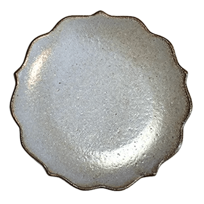 和食器 小皿 グルメスタイル 黒土紺マット桔梗プレートS-金正陶器株式会社