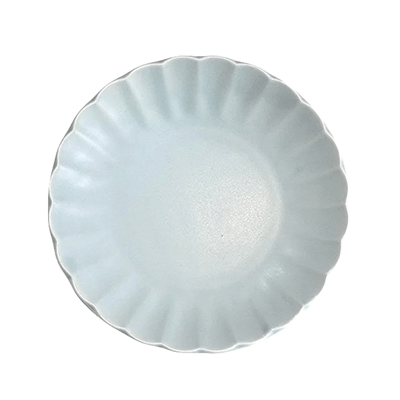 和食器 フルーツ皿・銘々皿・取皿 グルメスタイル 薄グレーマットしのぎ15cm皿-金正陶器株式会社