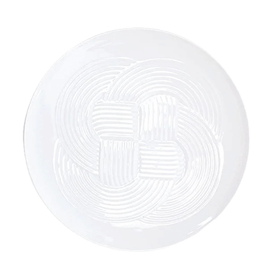 和食器 丸大皿 グルメスタイル 白磁結大皿-金正陶器株式会社