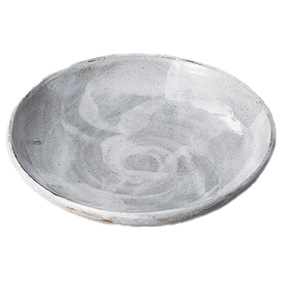 Japanese tableware, noodle plate, pasta plate, curry plate, Scarlet 7.5 noodle plate-Kinsho Pottery Co., Ltd.