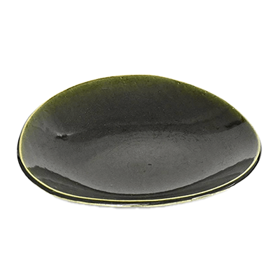 和食器 楕円皿 グルメスタイル 織部楕円たわみ9寸皿-金正陶器株式会社