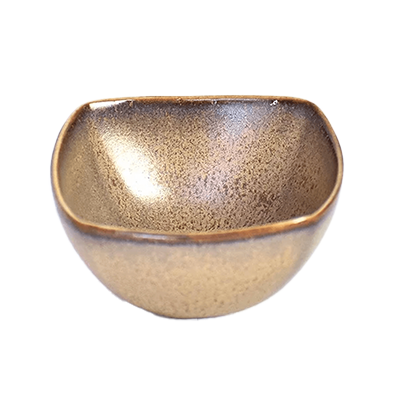 和食器 小付 グルメスタイル モア窯変茶なで角小付-金正陶器株式会社