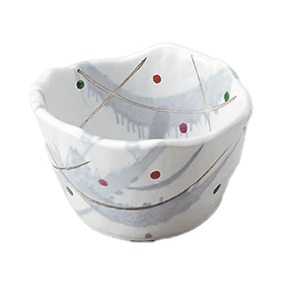 Japanese tableware with small silver chirashi small item-Kinsho Pottery Co., Ltd.