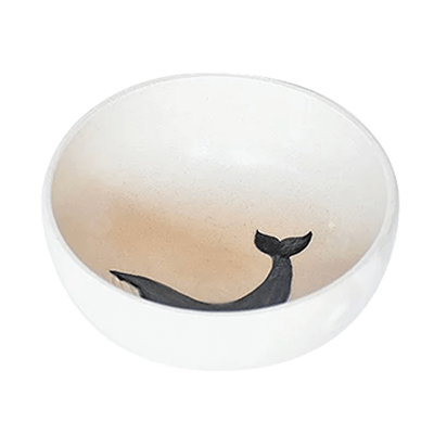 Japanese tableware small bowl Kirakuan Makobo whale bowl-Kinsho Pottery Co., Ltd.