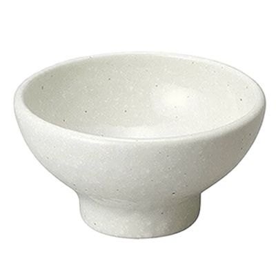 和食器 高台小鉢 豊明 ユーラシア 粉引 3.5高台丼-金正陶器株式会社