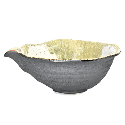 和食器 中鉢 グルメスタイル グリーン流し片口鉢-金正陶器株式会社