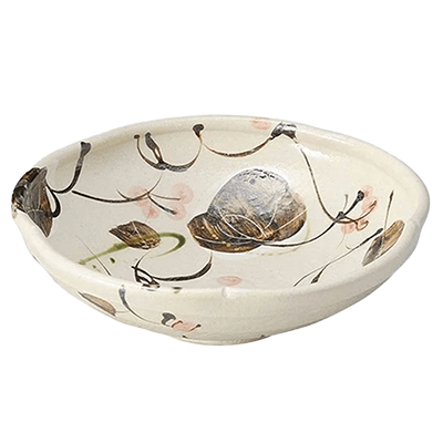 和食器 大鉢 志野山帰来花形盛鉢-金正陶器株式会社