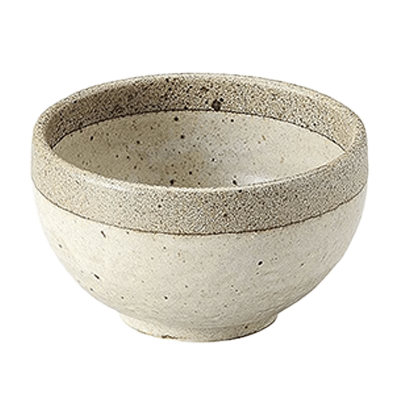 和食器 飯丼 粉引石目 4.2丼-金正陶器株式会社