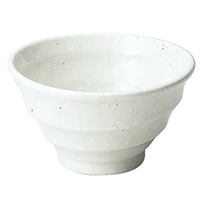 和食器 飯丼 ゆらり粉引き 4.5ライス丼-金正陶器株式会社