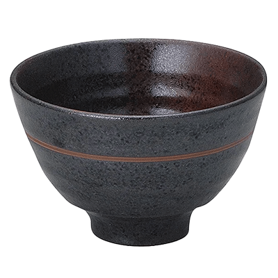 Japanese tableware rice bowl Akebono Kezuri chazuke bowl-Kinsho Pottery Co., Ltd.