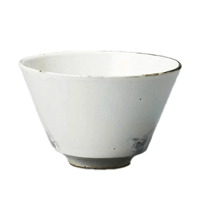 Japanese tableware multi-use bowl gourmet style white glaze 6.0 deep bowl-Kinsho Pottery Co., Ltd.