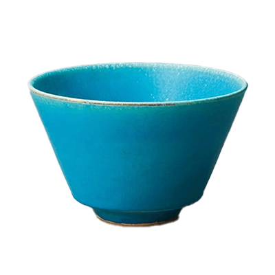 Japanese tableware multi-use bowl gourmet style Turkish blue 6.0 deep bowl-Kinsho Pottery Co., Ltd.