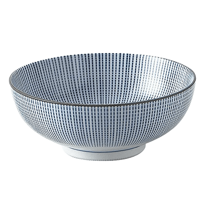 Japanese tableware Soba bowl Sendan Jugusa 6.0 multi-purpose bowl-Kinsho Pottery Co., Ltd.