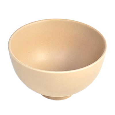 Japanese tableware rice bowl/rice bowl gourmet style beige bowl-Kinsho Pottery Co., Ltd.