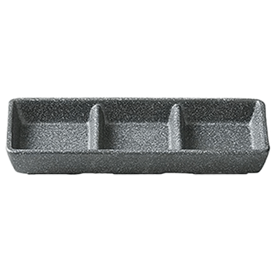 Japanese tableware, condiment plate, iron paper, three-piece condiment plate, small-Kinsho Pottery Co., Ltd.