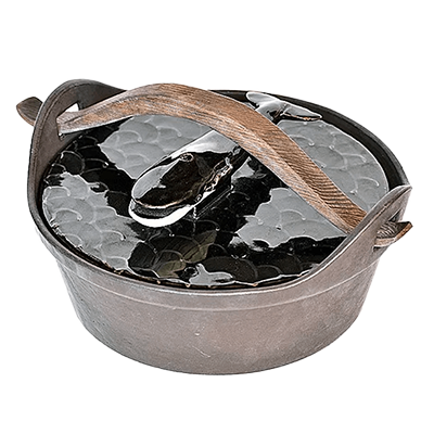 和食器 土鍋 喜楽庵 ま工房 クジラ土鍋 大-金正陶器株式会社