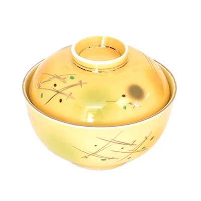Japanese tableware, lid muko/circle confectionery bowl, Michinoku simmered dish bowl-Kinsho Pottery Co., Ltd.