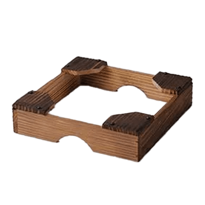 Japanese tableware Yanagawa pot/ceramic plate Yanagawa pot stand large-Kinsho Pottery Co., Ltd.