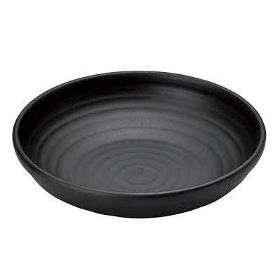 和食器 陶板 (蓋無) 黒 超耐熱 10号 パエリアパン 手なし-金正陶器株式会社