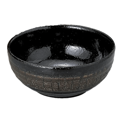 Japanese tableware, pot accessories, black jukusa small bowl-Kinsho Pottery Co., Ltd.