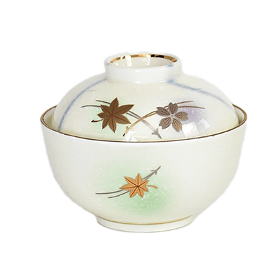 和食器 蓋向・円菓子碗 白吹竜田川煮物碗-金正陶器株式会社