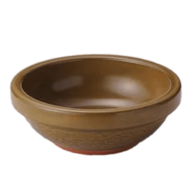 Japanese tableware Bibimbap/Yakiniku Brown bibimbap pot-Kinsho Pottery Co., Ltd.