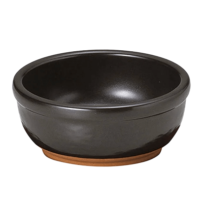 和食器 ビビンバ・焼肉 びびっこ ビビンバ用 黒-金正陶器株式会社