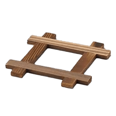 和食器 コンロ・敷板・金網 井型敷台 約15cm-金正陶器株式会社