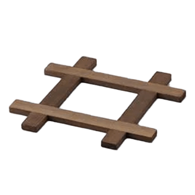 和食器 コンロ・敷板・金網 井型敷台 約18cm-金正陶器株式会社